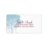 冬の木結婚々 ラベル (正面)