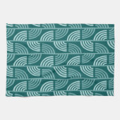 冬の木2.抽象芸術パターン キッチンタオル (横)