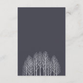 冬の木 エンクロージャーカード (裏面)