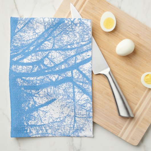 冬の木 キッチンタオル (四つ折り)