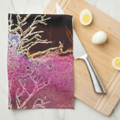 冬の木 キッチンタオル (四つ折り)