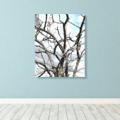 冬の木 キャンバスプリント (インサイチュ (ウッドフロア))