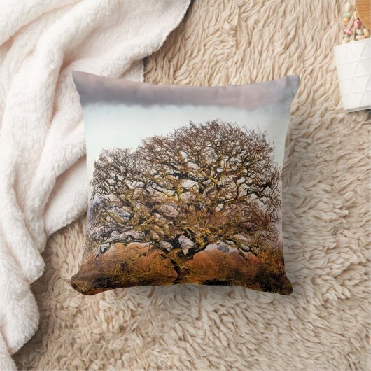 冬の木 クッション (ブランケット)
