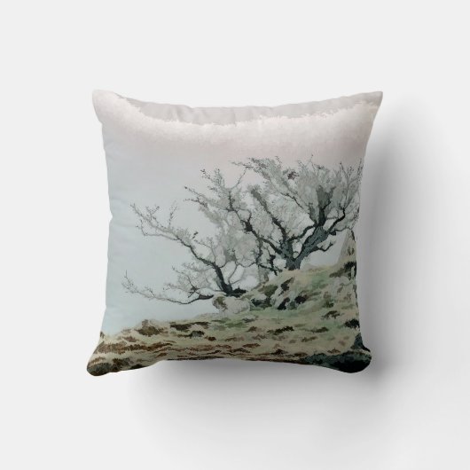 冬の木 クッション (裏面)