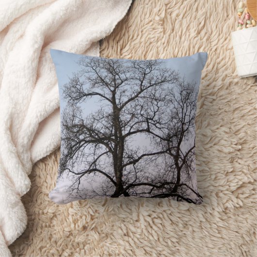 冬の木 クッション (ブランケット)