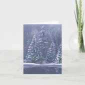 「冬の木」クリスマスアート素晴らしの季節カード シーズンカード (正面)