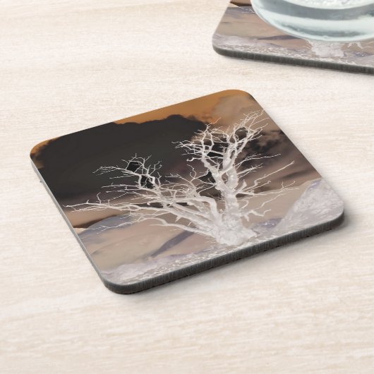 冬の木 コースター (左側)