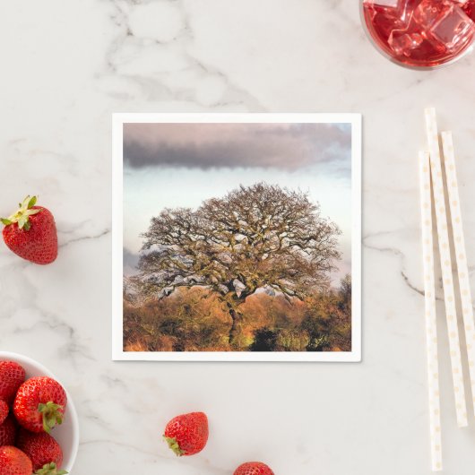 冬の木 スタンダードカクテルナプキン (インサイチュ)