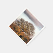 冬の木 スタンダードカクテルナプキン (角)