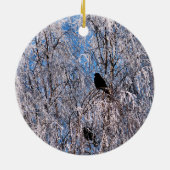 冬の木 セラミックオーナメント (裏面)