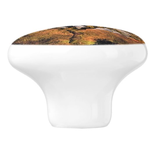 冬の木 セラミックノブ (側面)