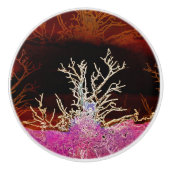 冬の木 セラミックノブ (正面)