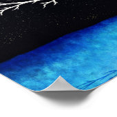 冬の木 – デジタルアートプリント ポスター (角)