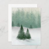 冬の木 ノートカード (正面/裏面)