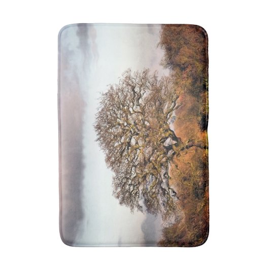 冬の木 バスマット (正面縦)