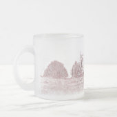 冬の木 フロストグラスマグカップ (左)