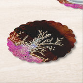 冬の木 ペーパーコースター (アングル)