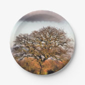 冬の木 ペーパープレート (正面)