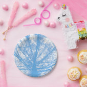 冬の木 ペーパープレート (パーティー)