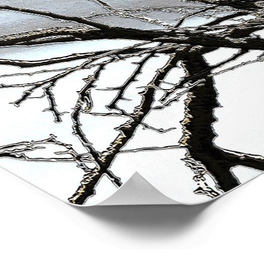 冬の木 ポスター (角)