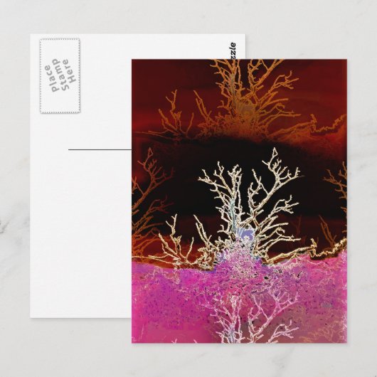 冬の木 ポストカード (正面/裏面)