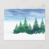 冬の木 ポストカード (正面)