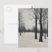 冬の木 ポストカード (正面/裏面)