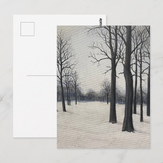 冬の木 ポストカード (正面/裏面)