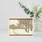 冬の木 ポストカード (スタンド正面)