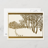 冬の木 ポストカード (正面/裏面)