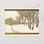 冬の木 ポストカード (正面)