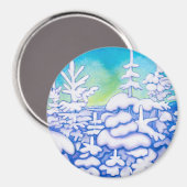 冬の木 マグネット (正面/裏面)