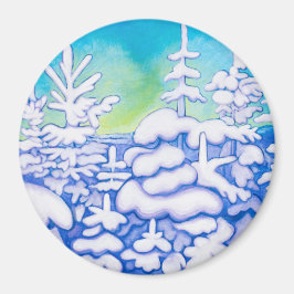 冬の木 マグネット