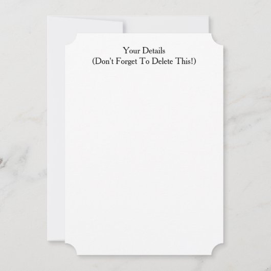 冬の木 招待状 (裏面)