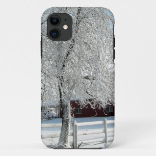 冬の木 iPhone 11 ケース
