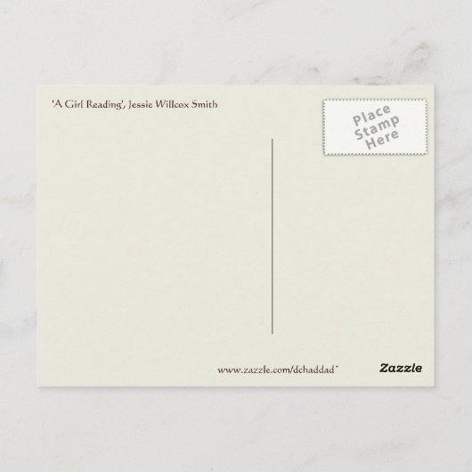 冬の本 ポストカード (裏面)