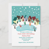 冬の村の招待状 招待状 (正面)