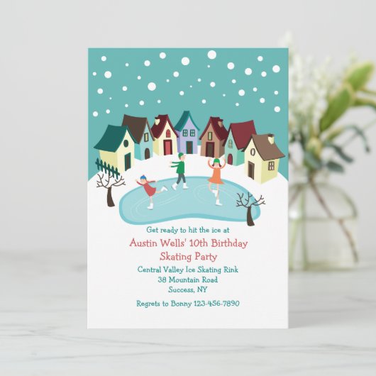 冬の村の招待状 招待状 (スタンド正面)