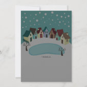 冬の村の招待状 招待状 (裏面)