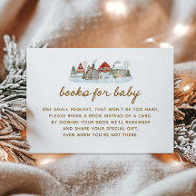 冬の村の赤ちゃんシャワーブックリクエスト