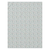 冬の村の雪のシーンパターン テーブルクロス (正面)