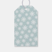 冬の村クリスマスベビーシャワーありがとう ギフトタグ (裏面)