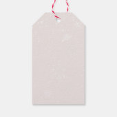 冬の村ベビーシャワーありがとう ギフトタグ (裏面)