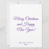 冬の村 シーズンカード (裏面)