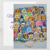 冬の村 シーズンカード (正面/裏面)