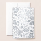 冬の松のクリスマス | 休日の写真 箔カード (裏面封筒付き)