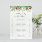 冬の松の彼女はブライダルシャワーゲーム (スタンド正面)