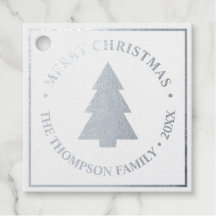 冬の松の木のクリスマスフォト