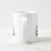 冬の松の木クリスマスコーヒーマグ ジャンボコーヒーマグカップ (裏面)