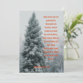 冬の松の財宝の天国勇気付けられる 招待状 (スタンド正面)